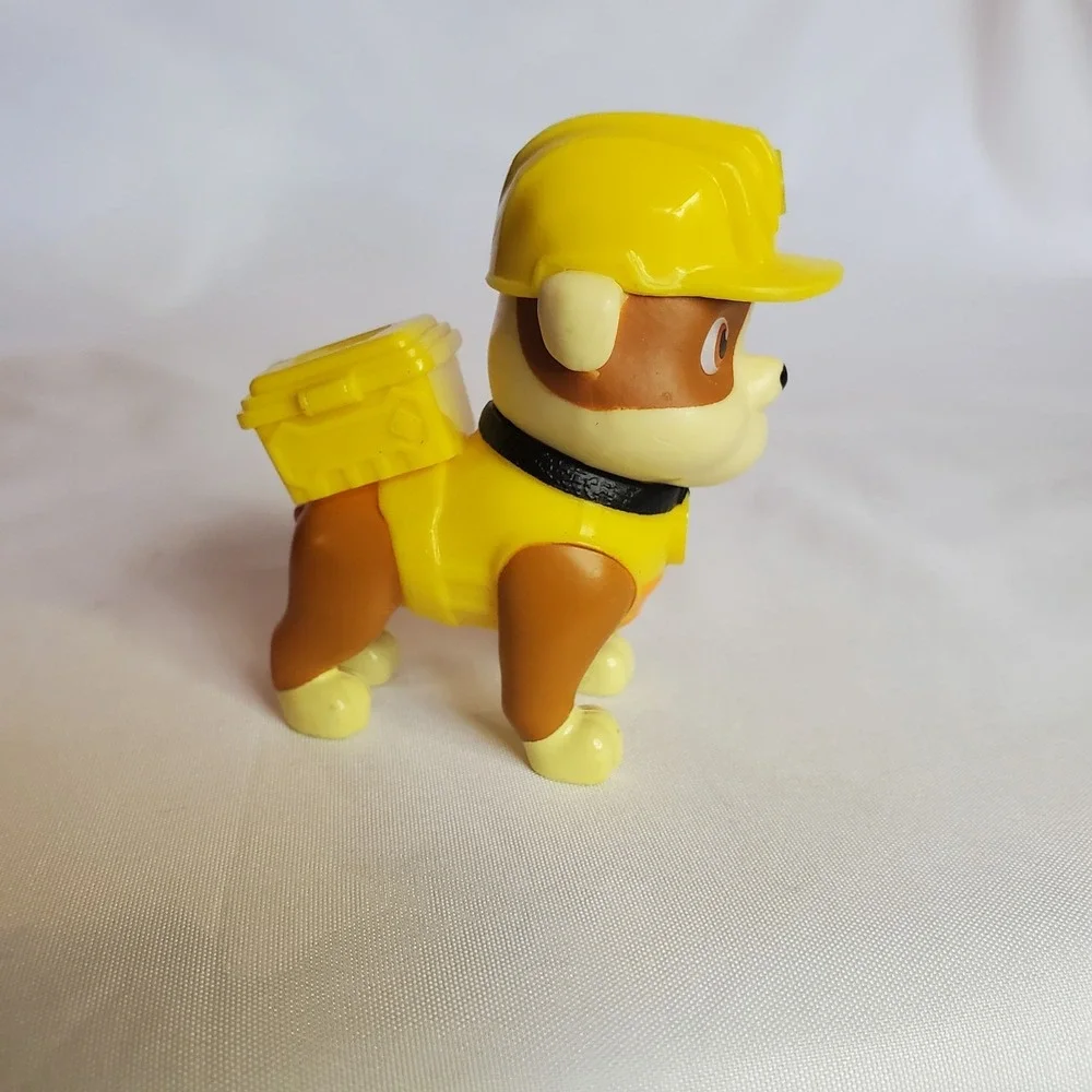 RUBBLE Nickelodeon PAW PATROL TV Show Dog PVC TOY Playset Figure 1 1/2